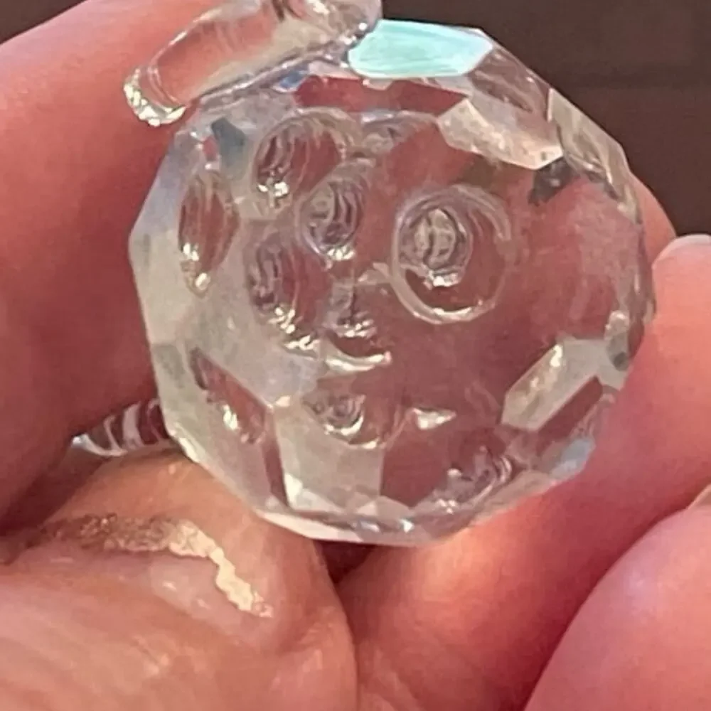 Crystal teapot figurine